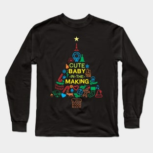 Cute Baby In The Making 2 - Christmas Gift Long Sleeve T-Shirt